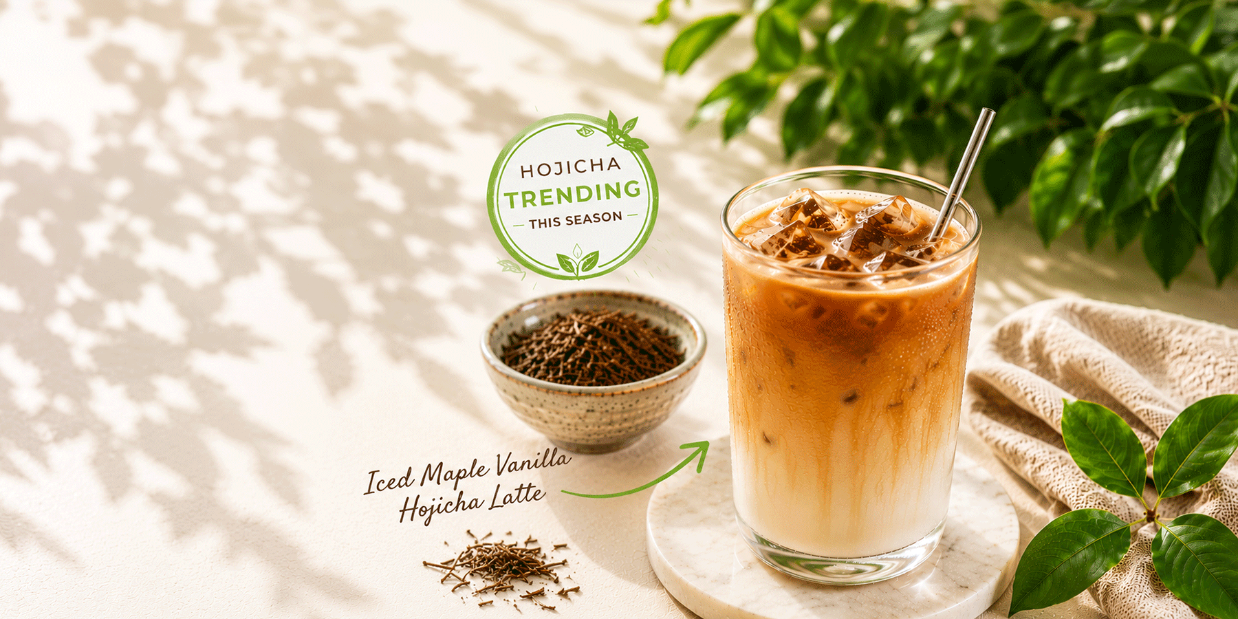 hojicha tea - roasted green tea