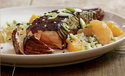 Romulo Yanes image of tea-smoked salmon