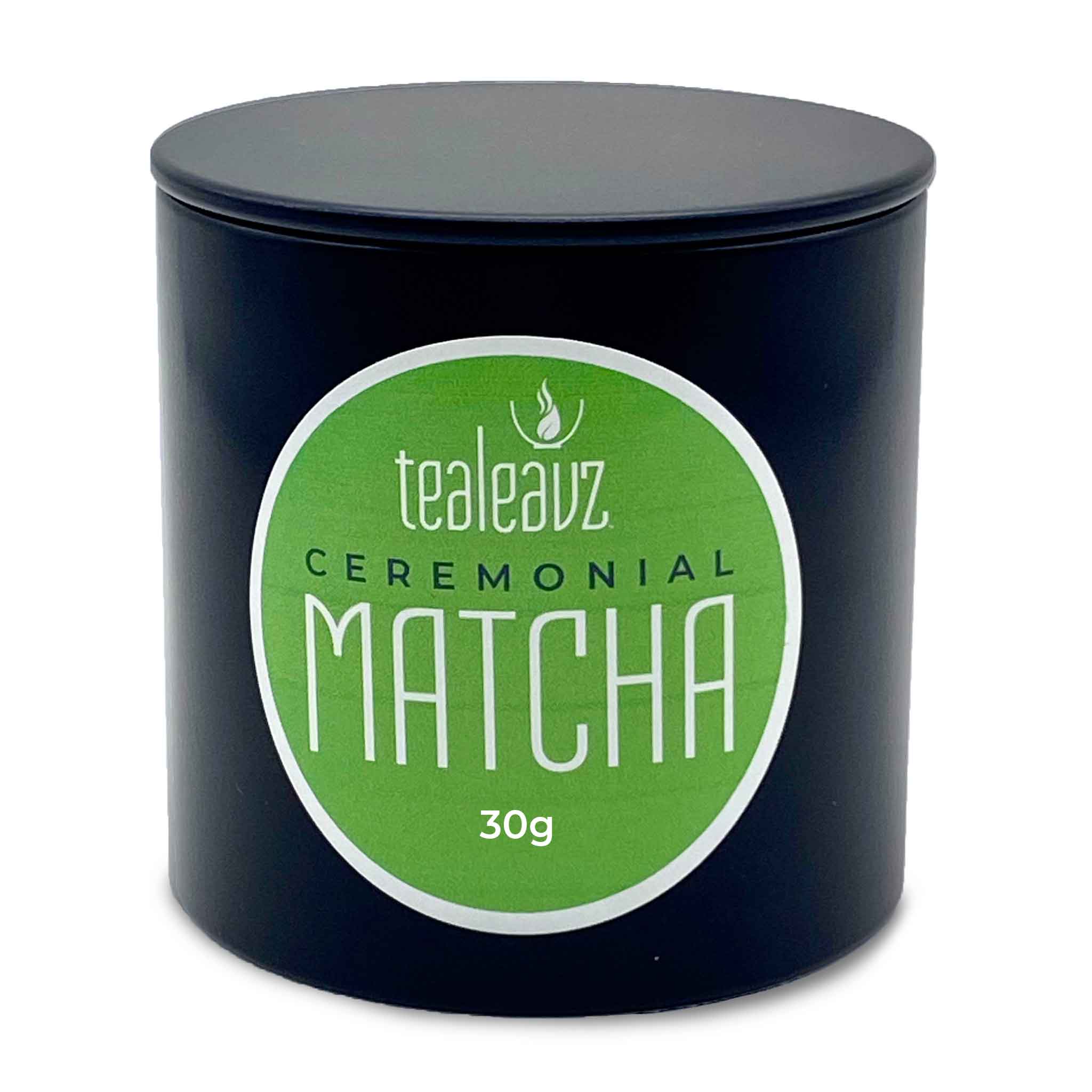 Ceremonial matcha in 30g canister