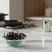 darjeeling oolong loose leaf tea in a dish