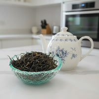 english breakfast tea in a dish