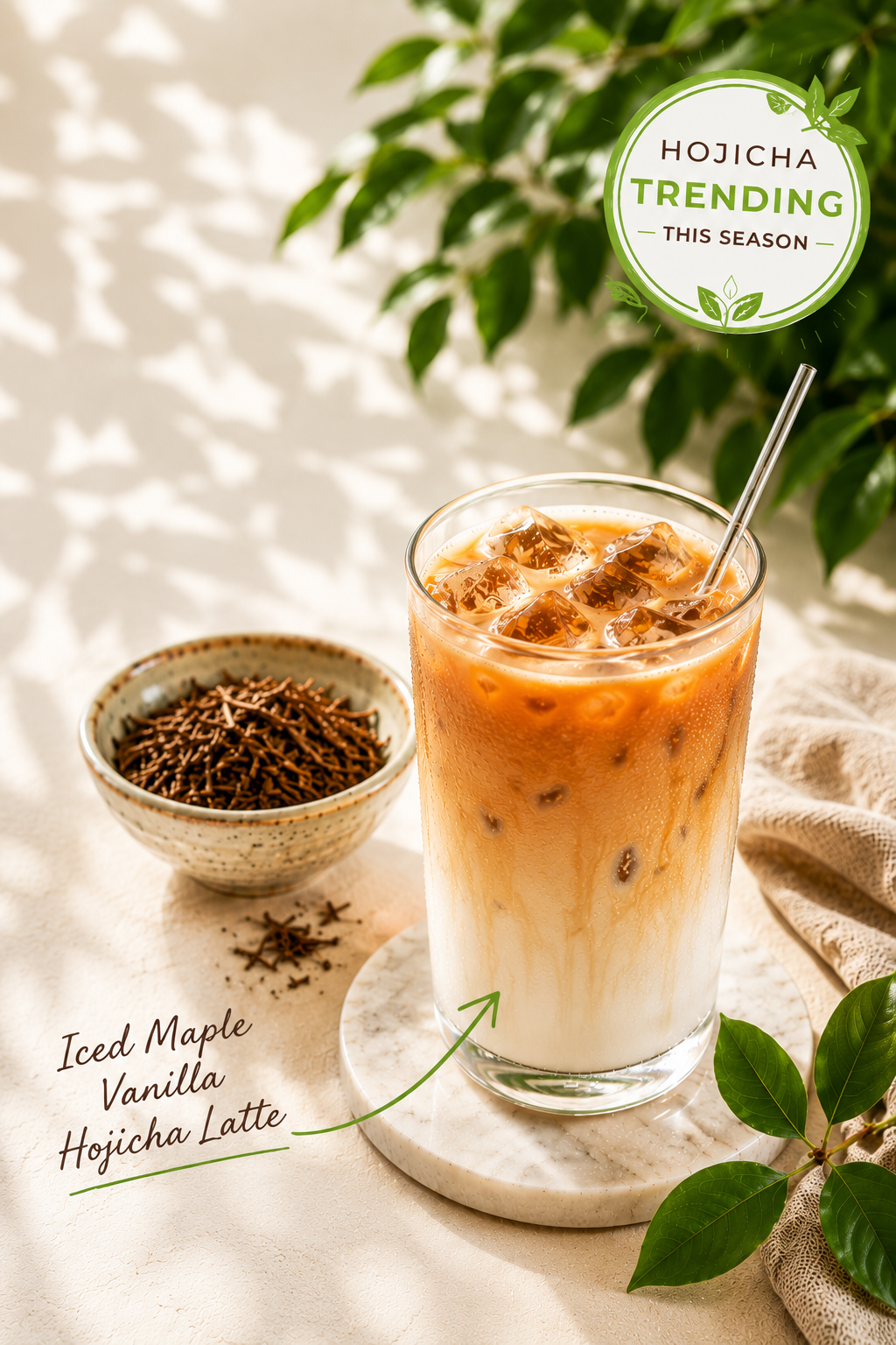 hojicha tea - roasted green tea