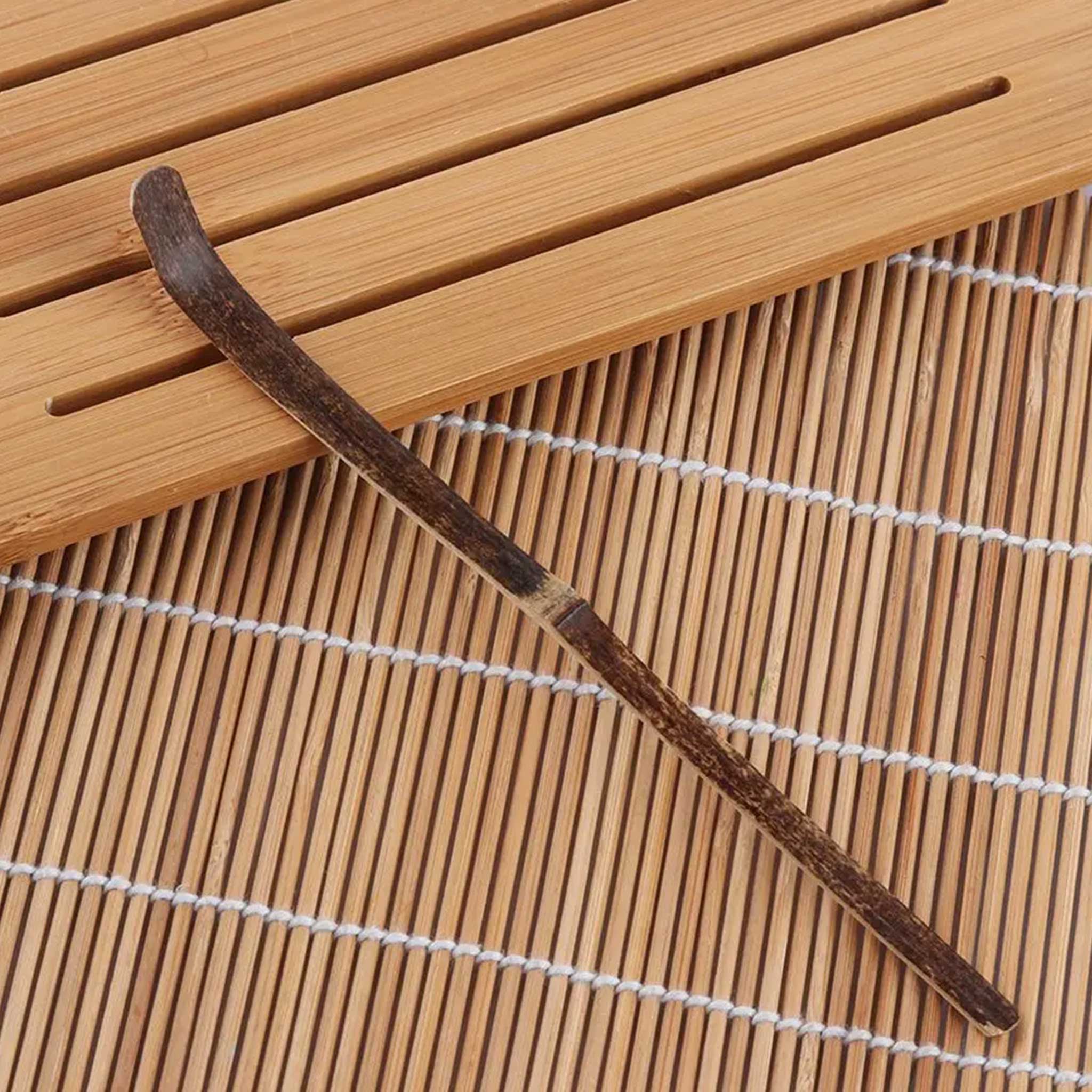 matcha bamboo scoop