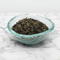 Moroccan Mint Darjeeling Tea in dish