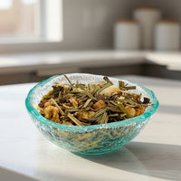 white chai tea in dish