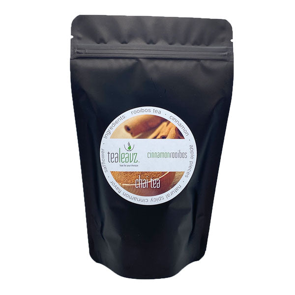 package of cinnamon rooibos chai tea 
