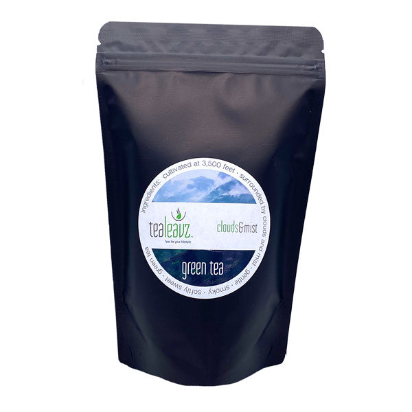 package of emperors clouds and mist green tea