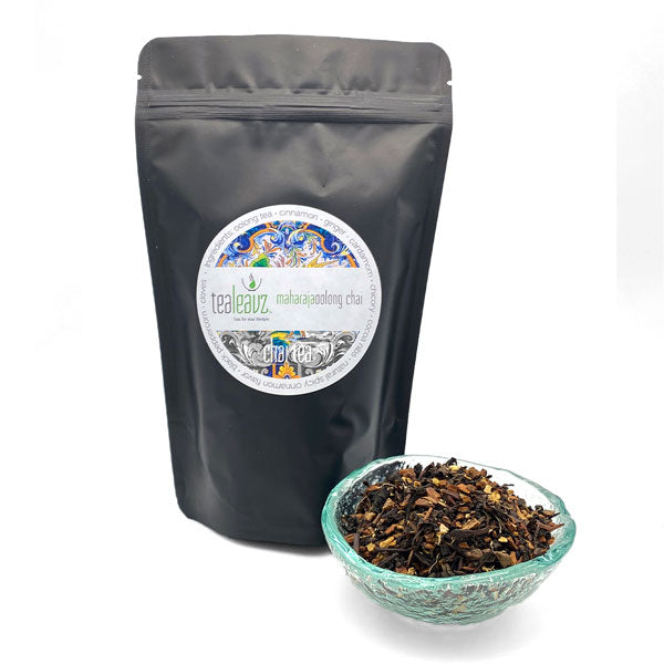 maharaja chai oolong tea and pouch