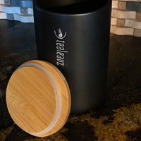 tea canisters with rubber seal for storing loose leaf tea