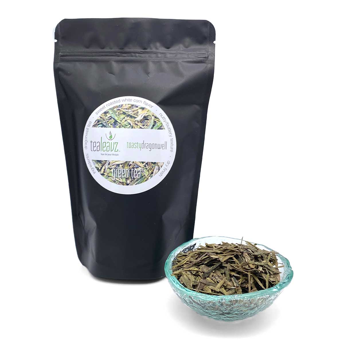 Package of Toasty Dragonwell Tea