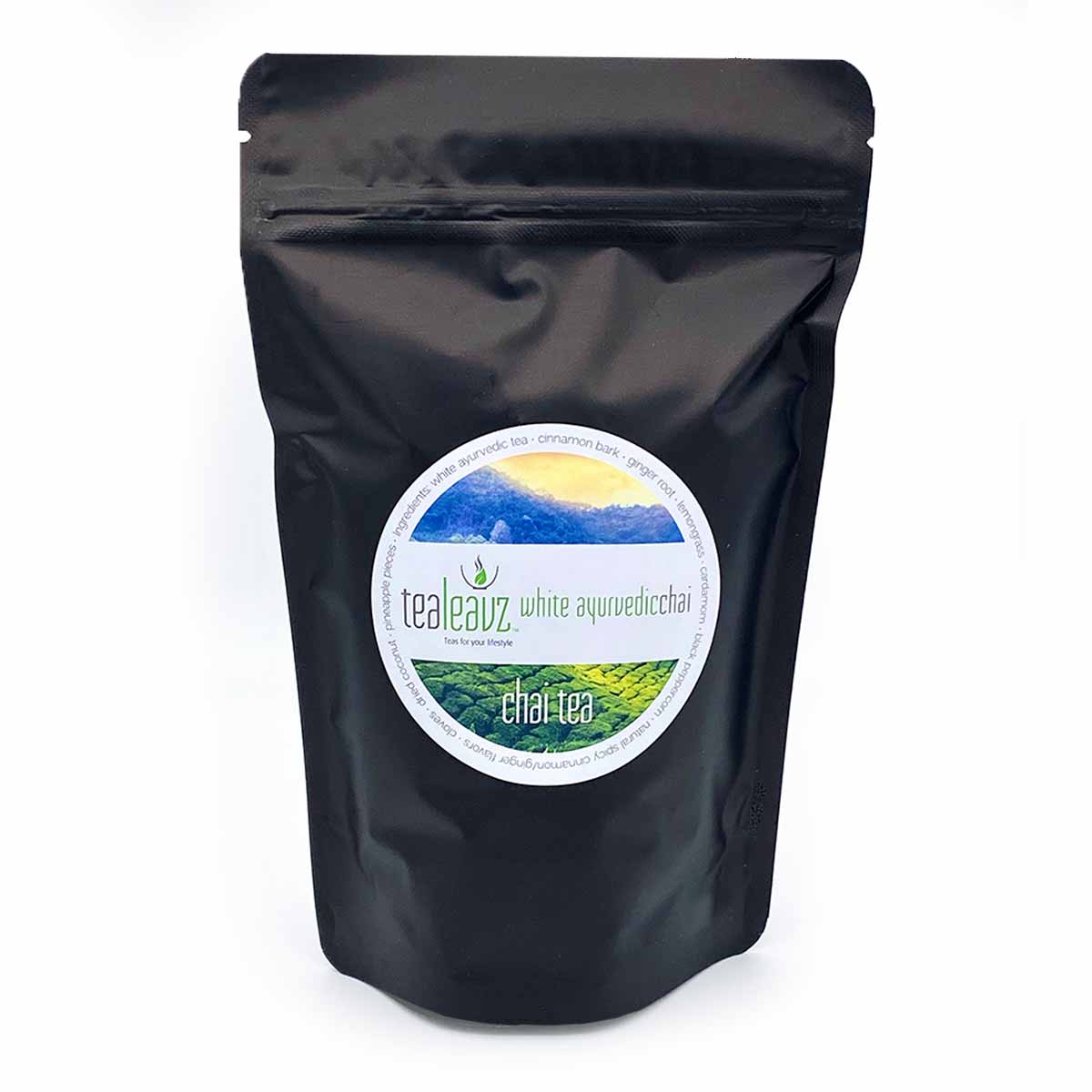 Package of White Ayurvedic Chai Loose Tea